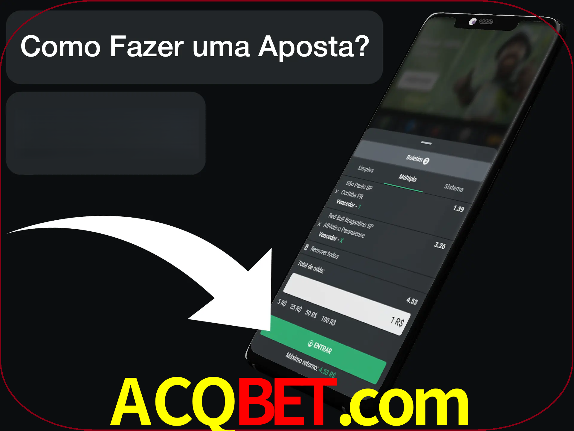 Preencha sua aposta e aguarde o resultado.