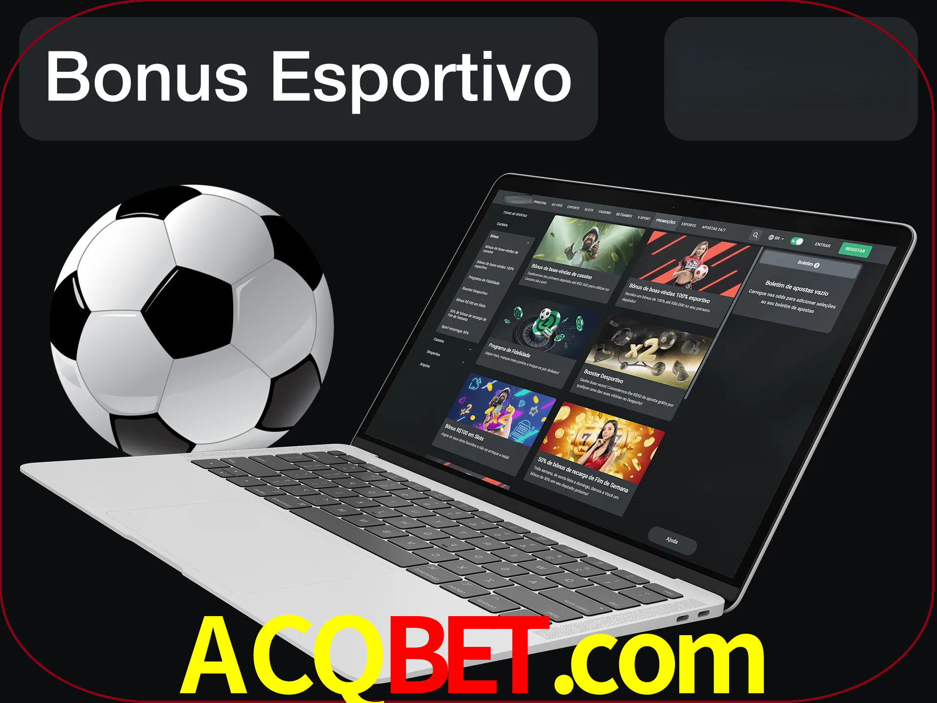 Antes de começar a apostar, use o bônus esportivo.